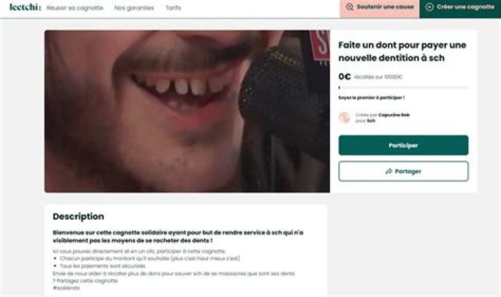 Décidément, les dents de SCH passionnent les foules sur internet !