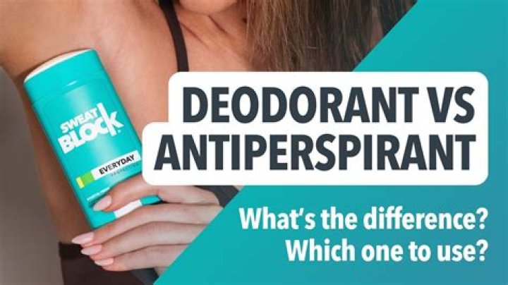 Deodorant vs Antiperspirant: What's the Difference?
