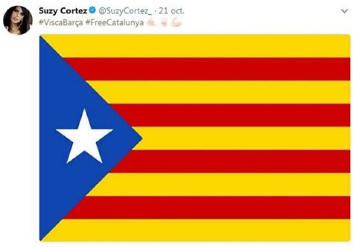Desnudo integral culé de Suzy Cortez para dar la bienvenida a Coutinho al Barça