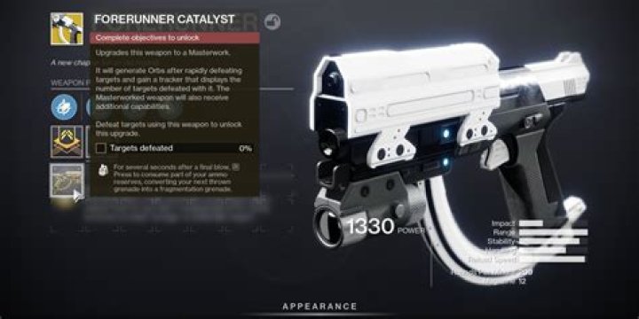 Destiny 2 Forerunner Catalyst