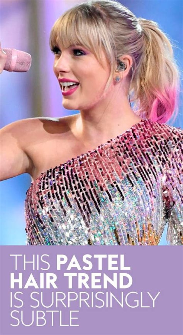 Dip Dye Pastel Hair Trend