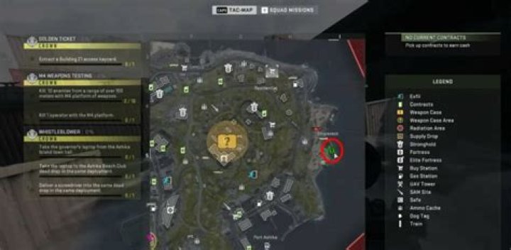 DMZ HMS Shipwreck Cache Key Location