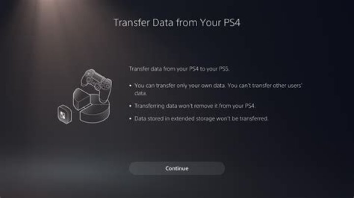 Do I have to transfer my data from PS4 to PS5?