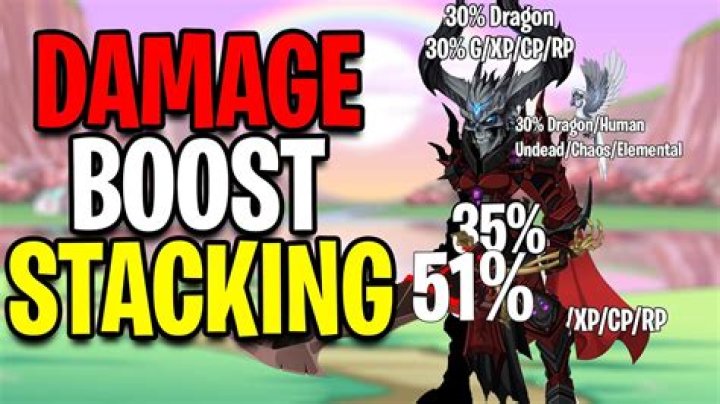 Does Damage Boost Stack Aqw?