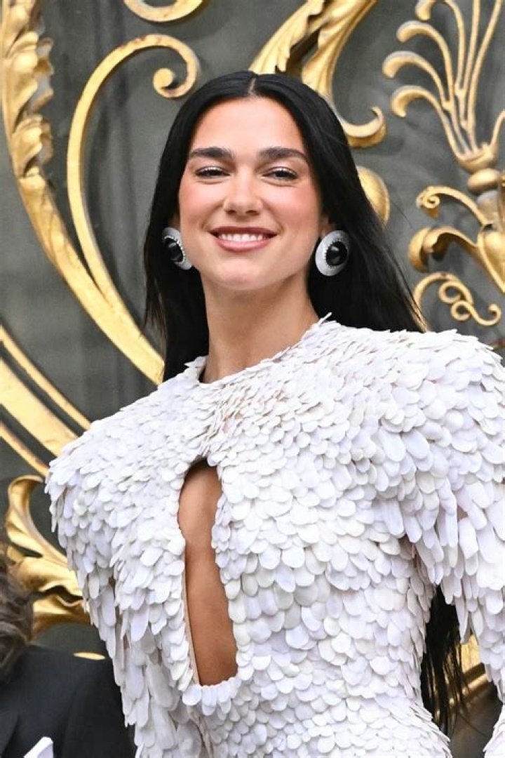 Dua Lipa's New Year's Eve Look Included a Glitter Minidress and an Exposed Thong