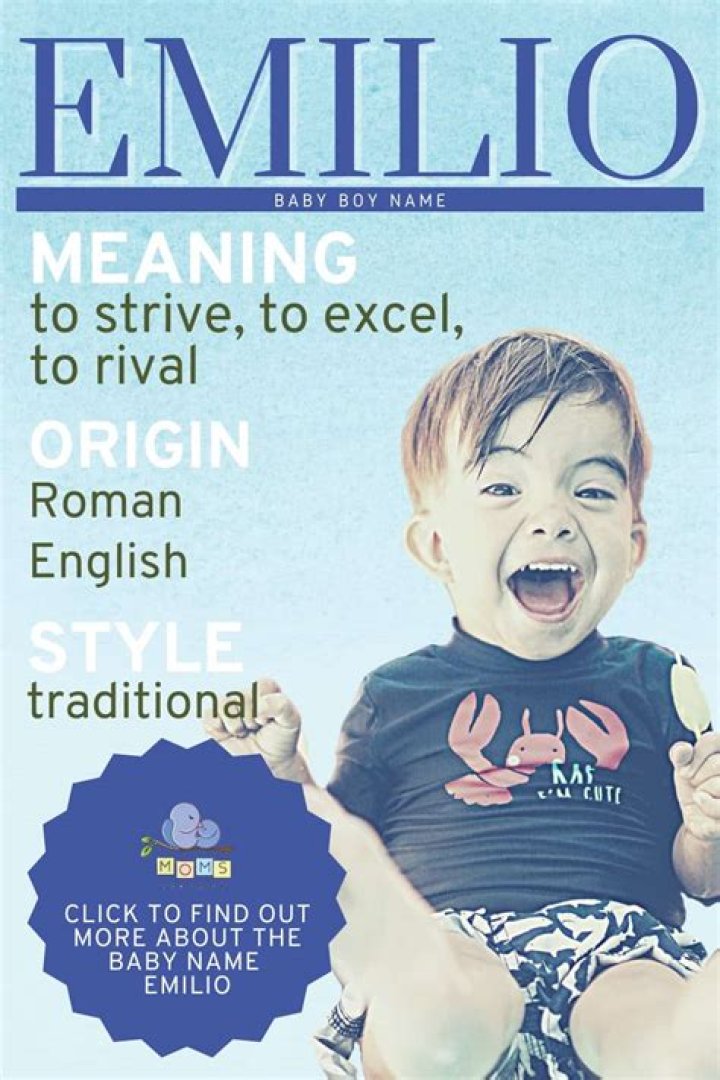 Emilio Meaning in English, Emilio Baby Name Origin Gender Meaning Pronunciation