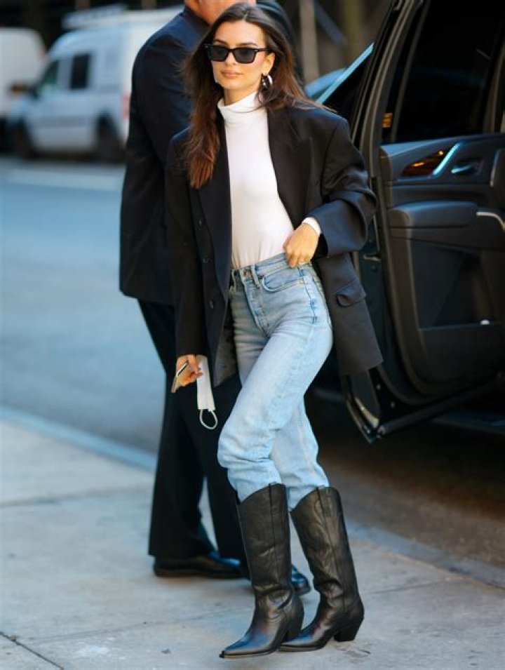 Emily Ratajkowski Keeps Wearing Cowboy Boots — Shop TK Similar Options Here