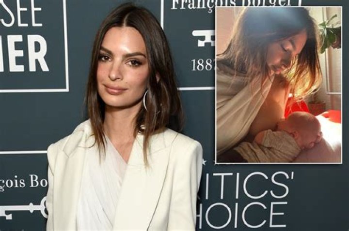 Emily Ratajkowski Shared a Photo Breastfeeding Her Son on the Beach
