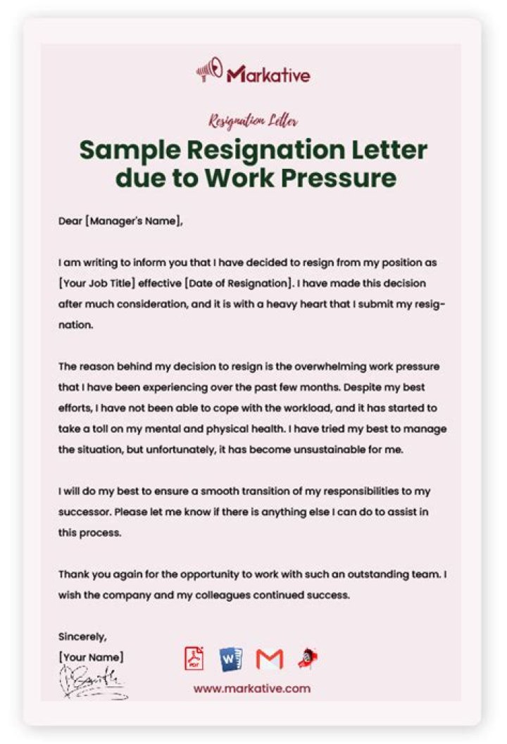 Employee Pens Resignation Letter Claiming They 'Generally Tolerated' Working There For 10 Years