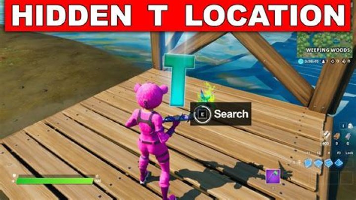 Fortnite: How to find the hidden 'T' in Trick Shot Loading Screen