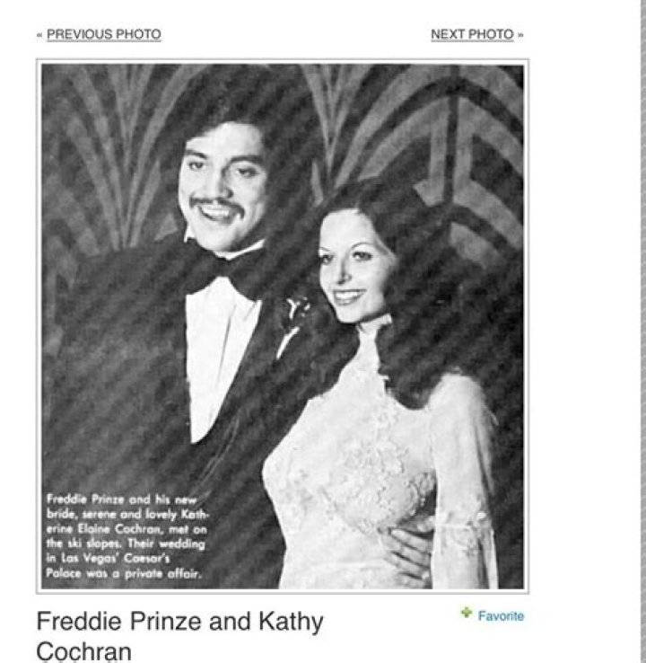 Freddie Prinze and Kathy Cochran