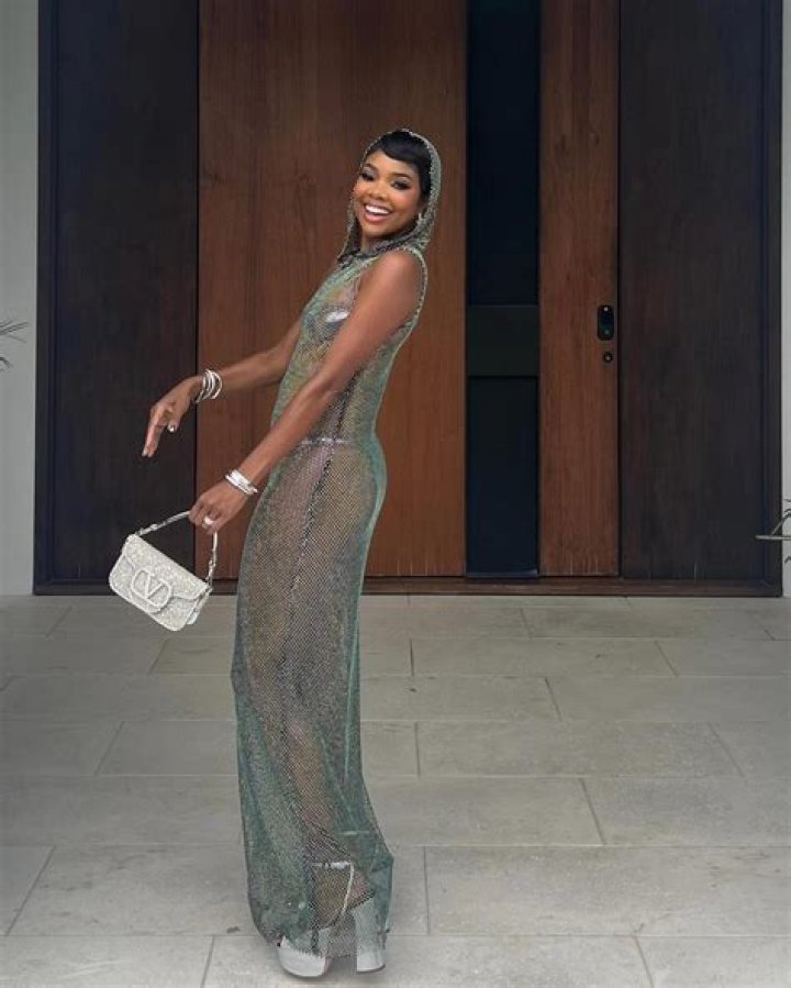 Gabrielle Union Wore a Silver Thong Underneath Her Sheer Chainmail Gown for Beyoncé's Concert