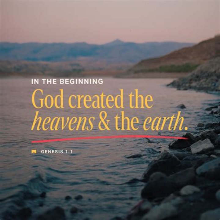 Genesis 1: Bible Verses About God & The Beginning