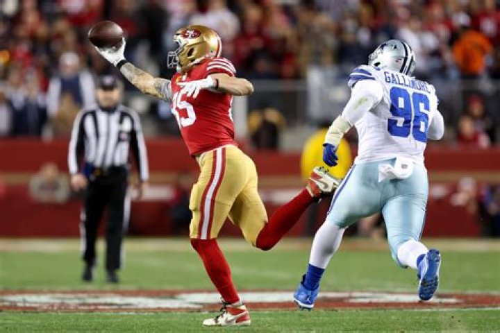 George Kittle’s bobbling catch serves as one of 49ers’ knockout blows vs. Cowboys
