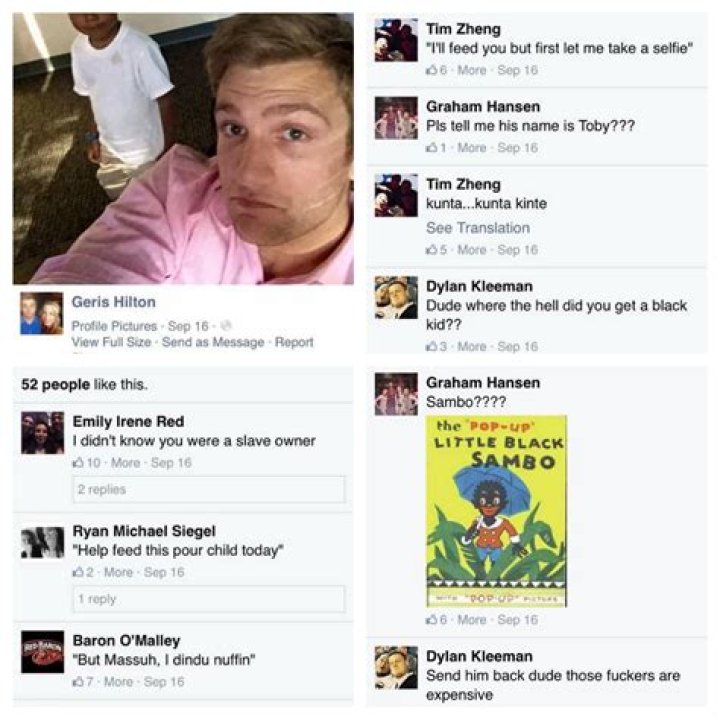 Gerod Roth's Facebook post about black child: Commenter speaks