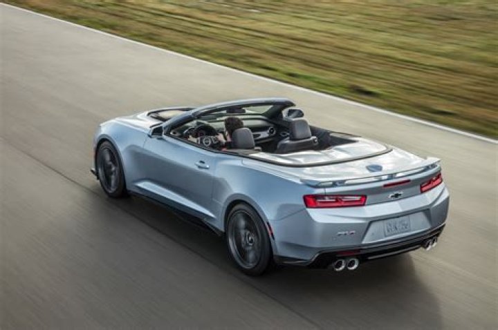 GM reveals convertible Chevy Camaro