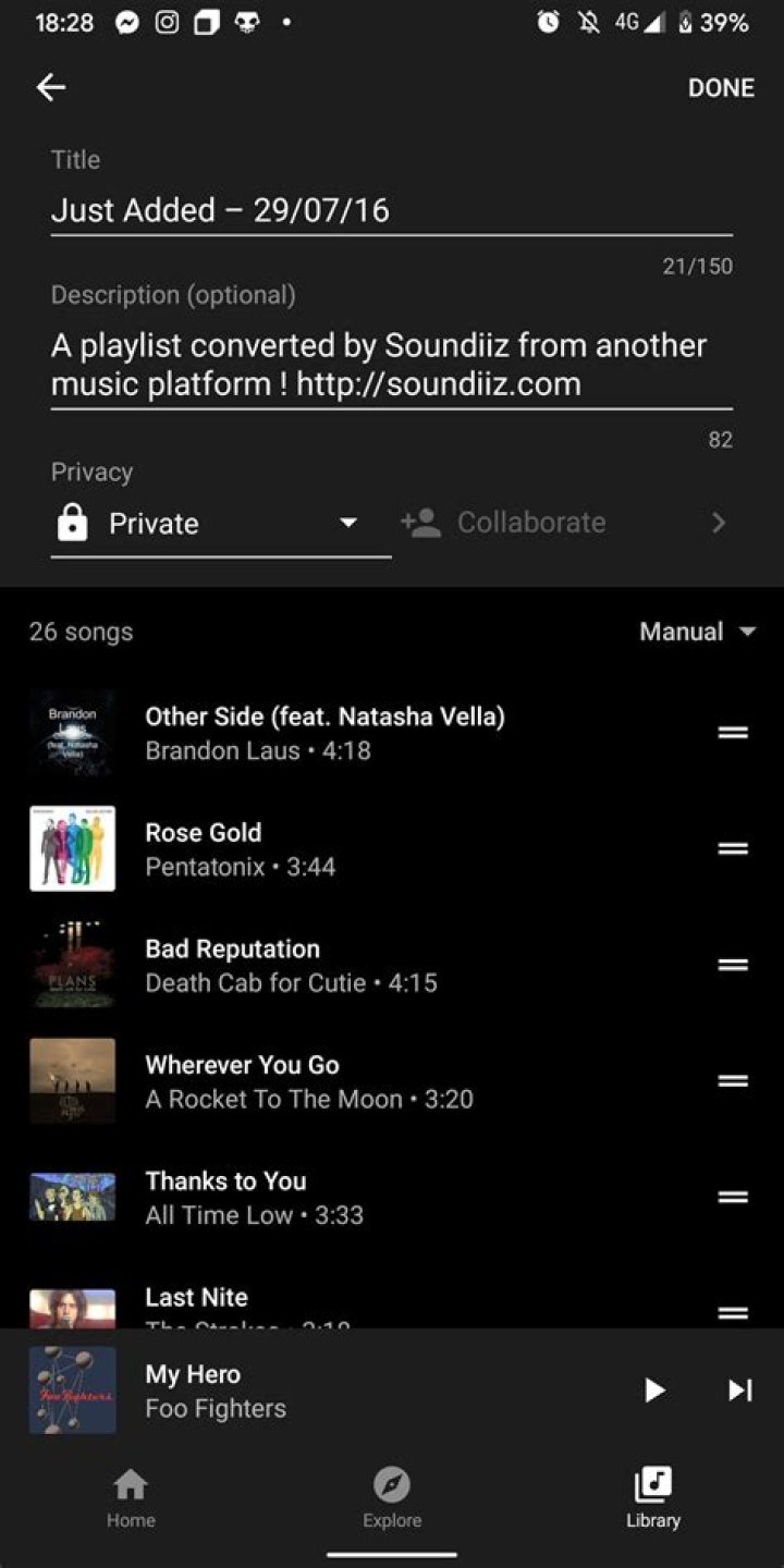 Google adds collaborative playlists to YouTube Music