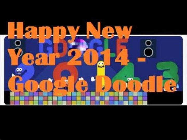 Google Doodle: Happy New Year 2014