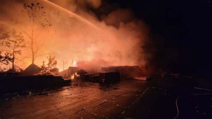 Hogan's Lumber fire in Athens officials say