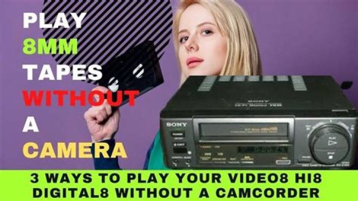How can I watch 8mm tapes without a camcorder?