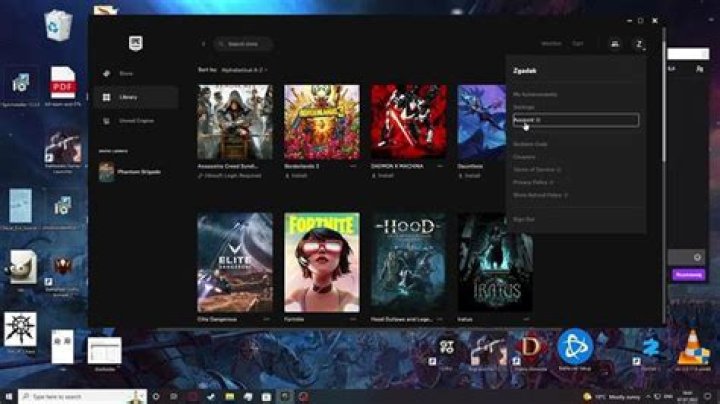 How do I find my purchased games on Epic?