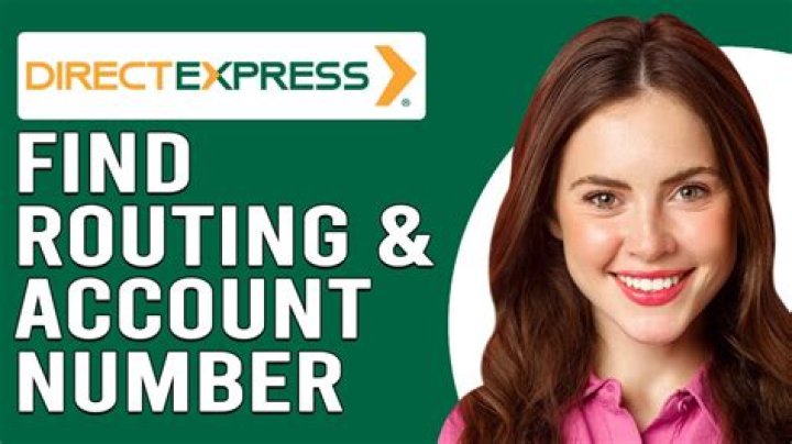 How do I get my routing and account number for my Direct Express card? [Solved]