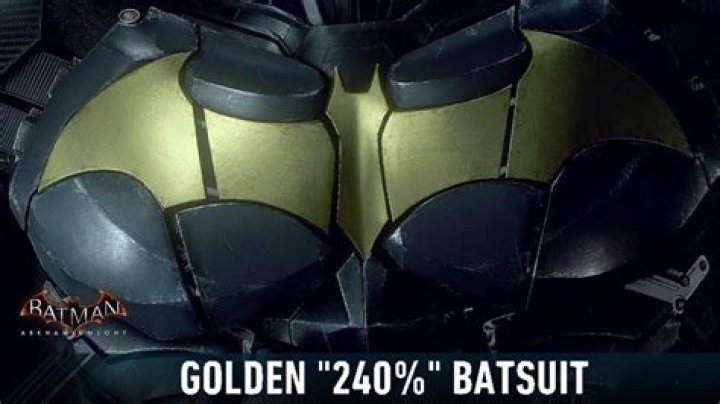 How do I get the golden Batsuit in Arkham Knight?