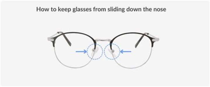 How do I push my glasses up?