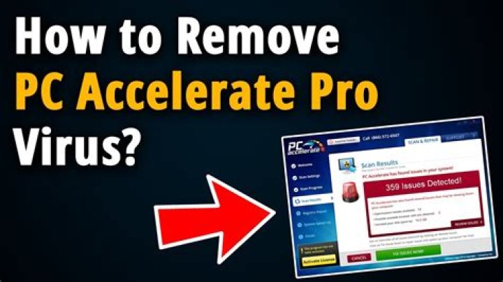 How do I remove PC accelerate virus?