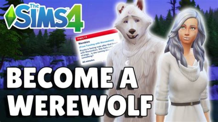 How do I turn my SIM into a werewolf?