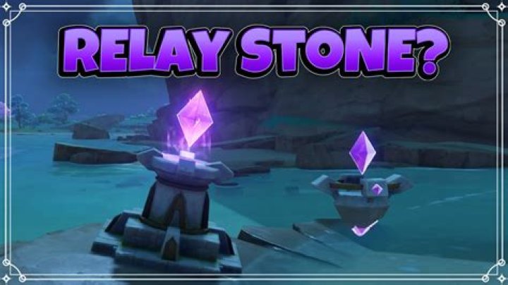 How do the relay stones work Genshin?