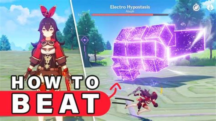 How do you beat Electro Hypostasis Genshin impact?