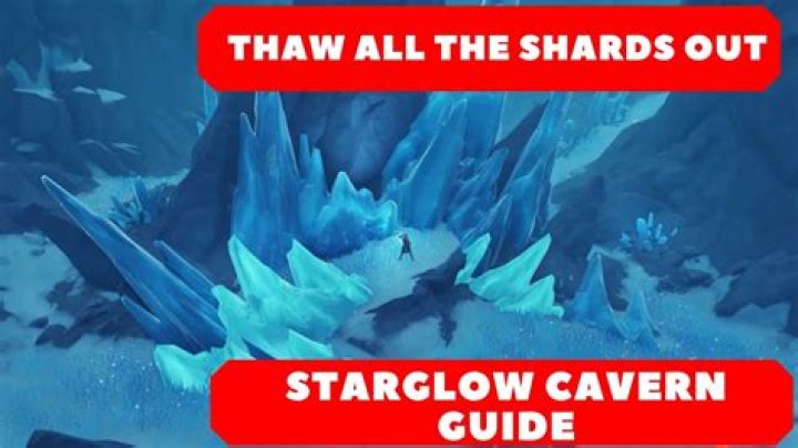 How do you break the Shard in Starglow cavern?