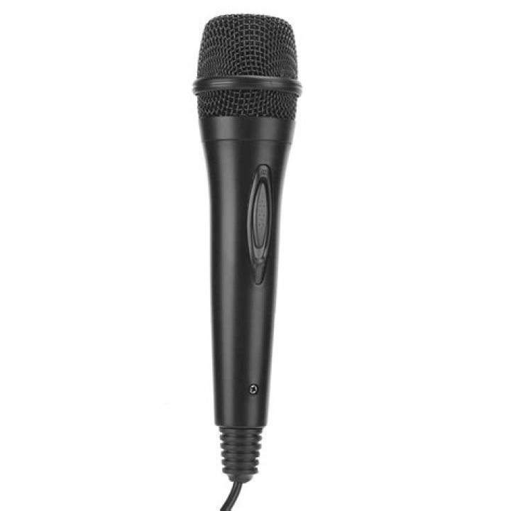 How do you calibrate a Rock Band microphone?