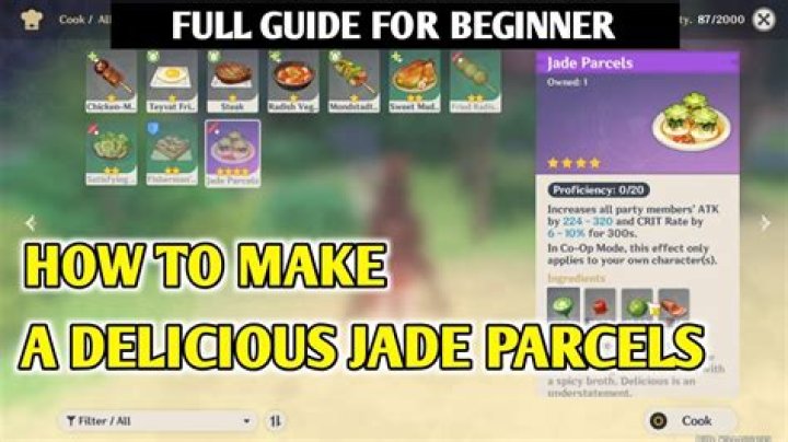 How do you make a jade parcel Genshin Impact?