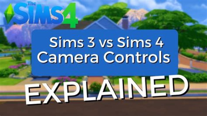 How do you move the camera vertical in Sims 4?