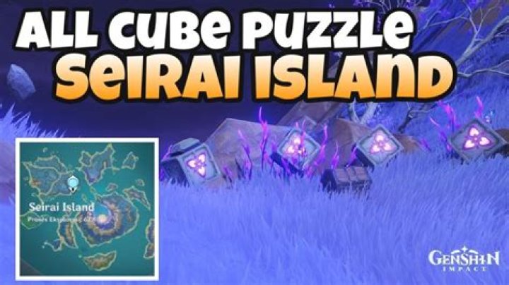 How do you unlock the puzzle in Seirai Island?