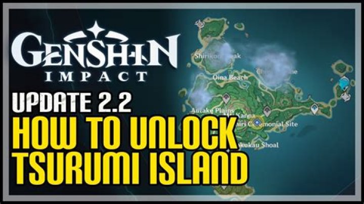 How do you unlock Tsurumi island?