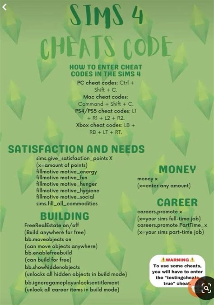 How do you use cheats in Sims 3?