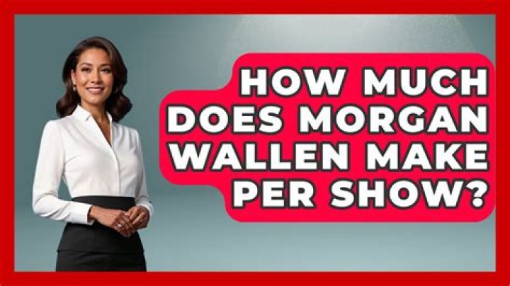 How Much Does Morgan Wallen Make Per Show