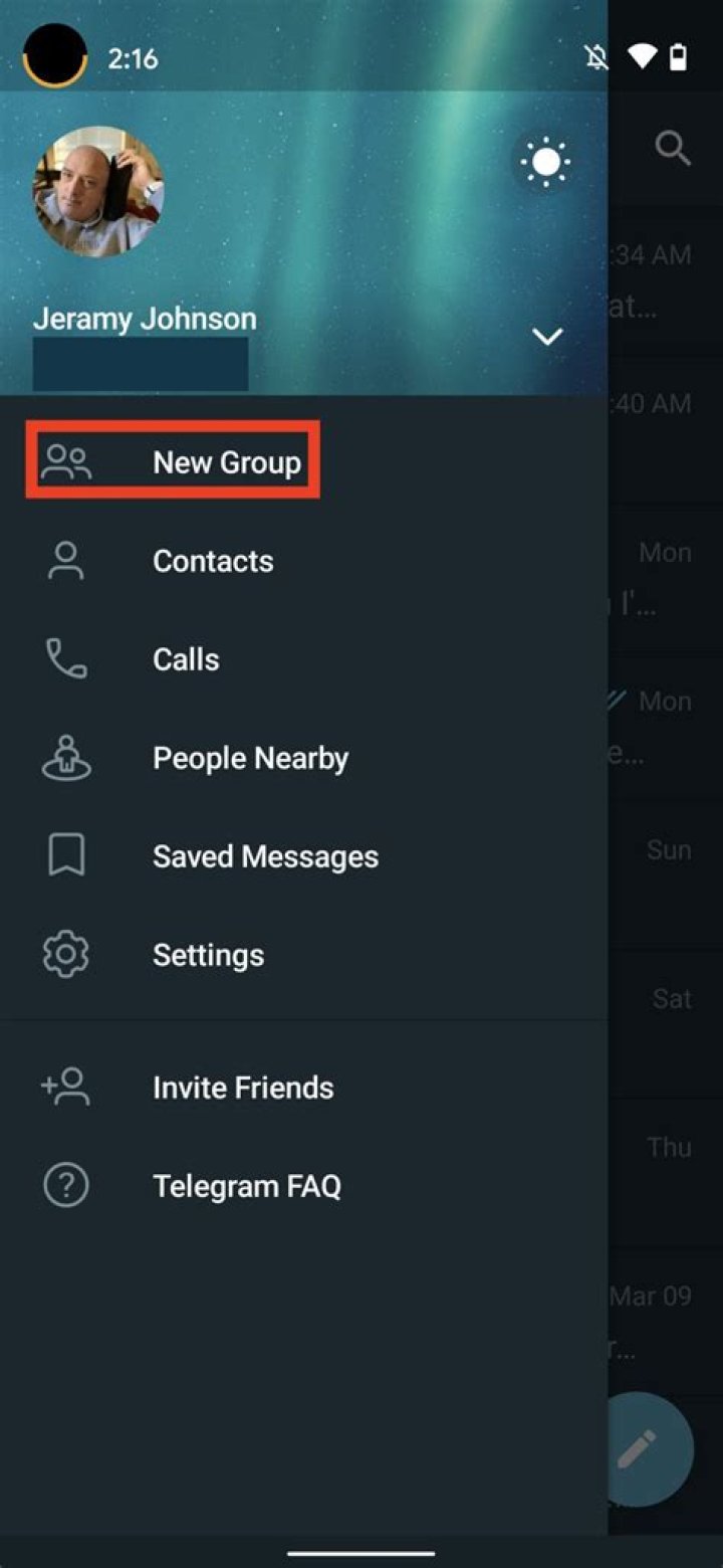 How to create group chats in Telegram