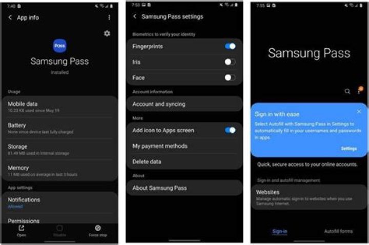 How to disable Samsung Pass from annoying you to save passwords on a Samsung Phone