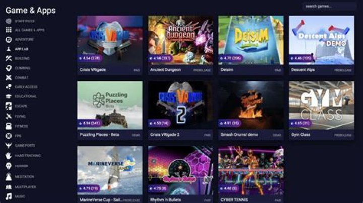 How to find and download App Lab games for Oculus Quest 2