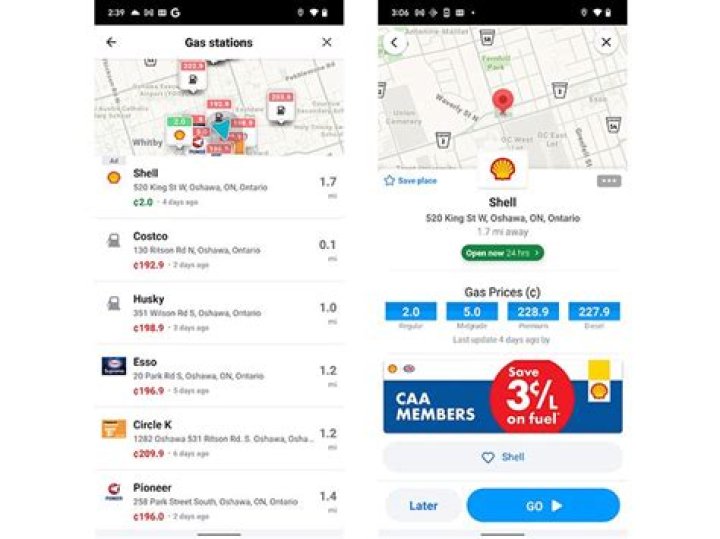 How to find the cheapest and closest gas stations from the Waze app