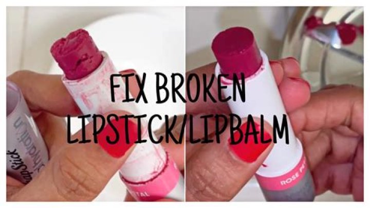 How to Fix Broken or Melted Lipstick
