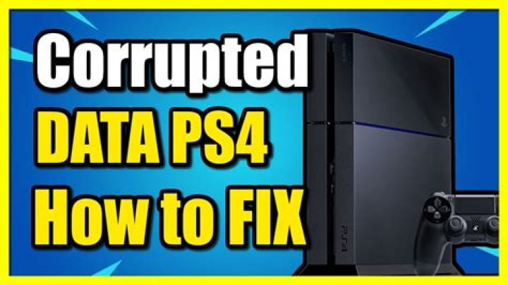How to fix corrupted data on PlayStation 4