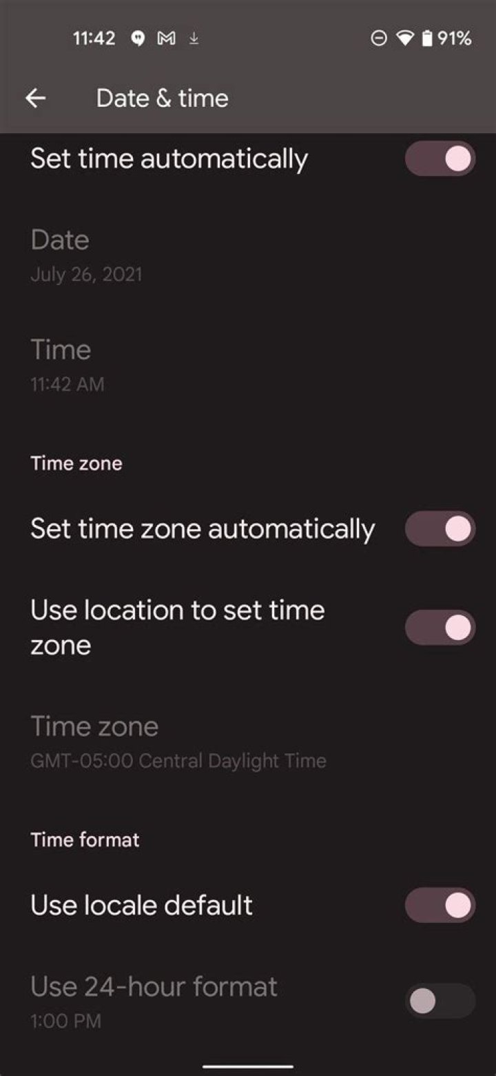 How to fix the incorrect time on your Android phone