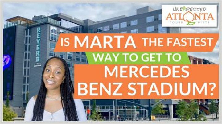 How to get to Mercedes-Benz Stadium using MARTA