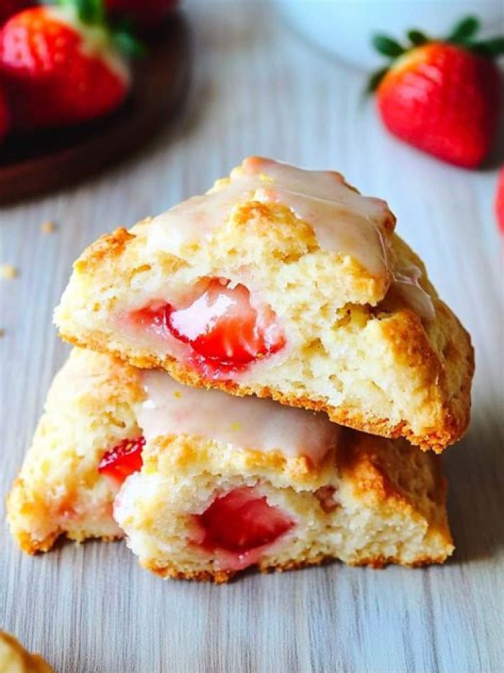How to Make Lemon Strawberry Scones