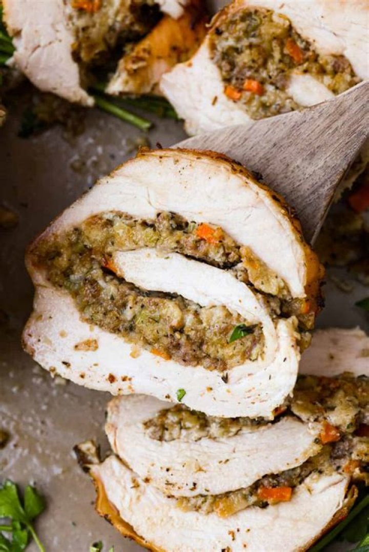 How to Make Turkey Roulade with Andouille-Cornbread Stuffing and Pan Gravy | Emeril Lagasse